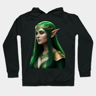 Elven Queen of Lilly Pads Hoodie